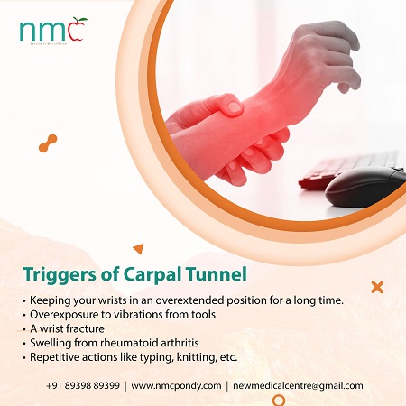 Triggers of carpal tunnel